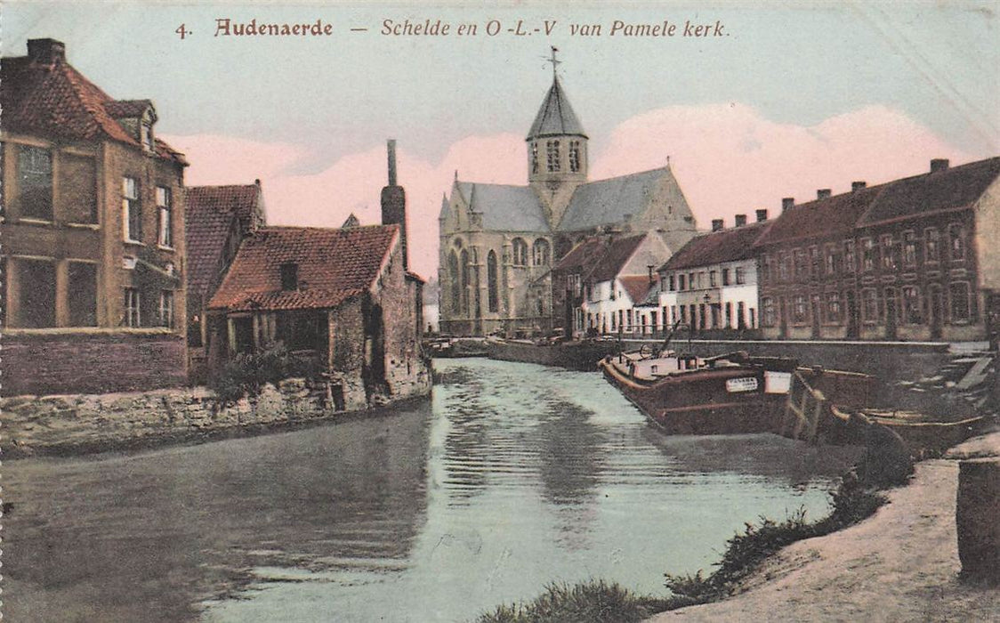Audenaerde Oudenaarde Schelde En O-L.-V Van Pamele Kerk