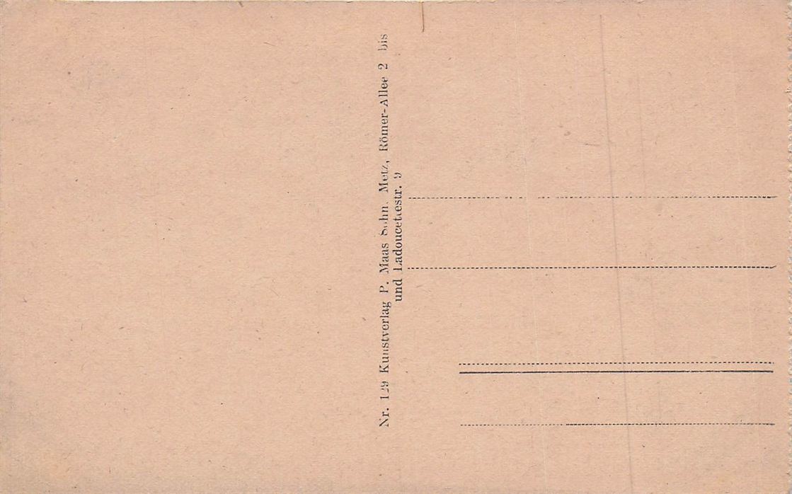 Metz Ansicht Von Der Mittelbrücke Aus Gesehen