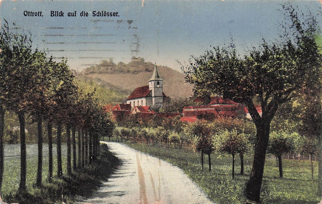 Ottrott Blick Auf Die Schlösser