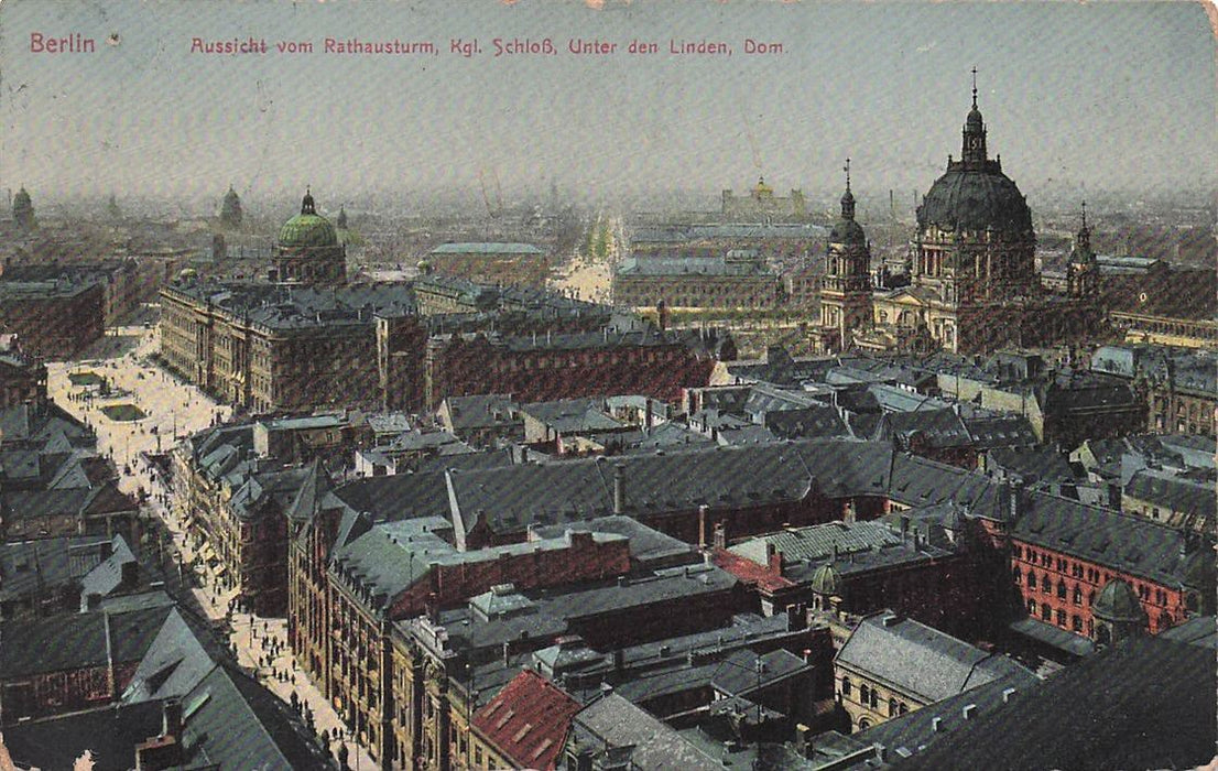 Berlin Aussicht Vom Rathausturm