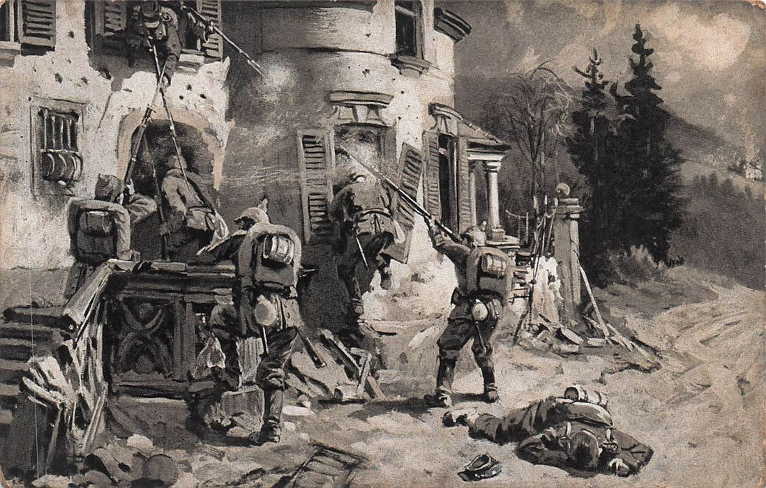 Erstürmung Eines Französ Schlosses