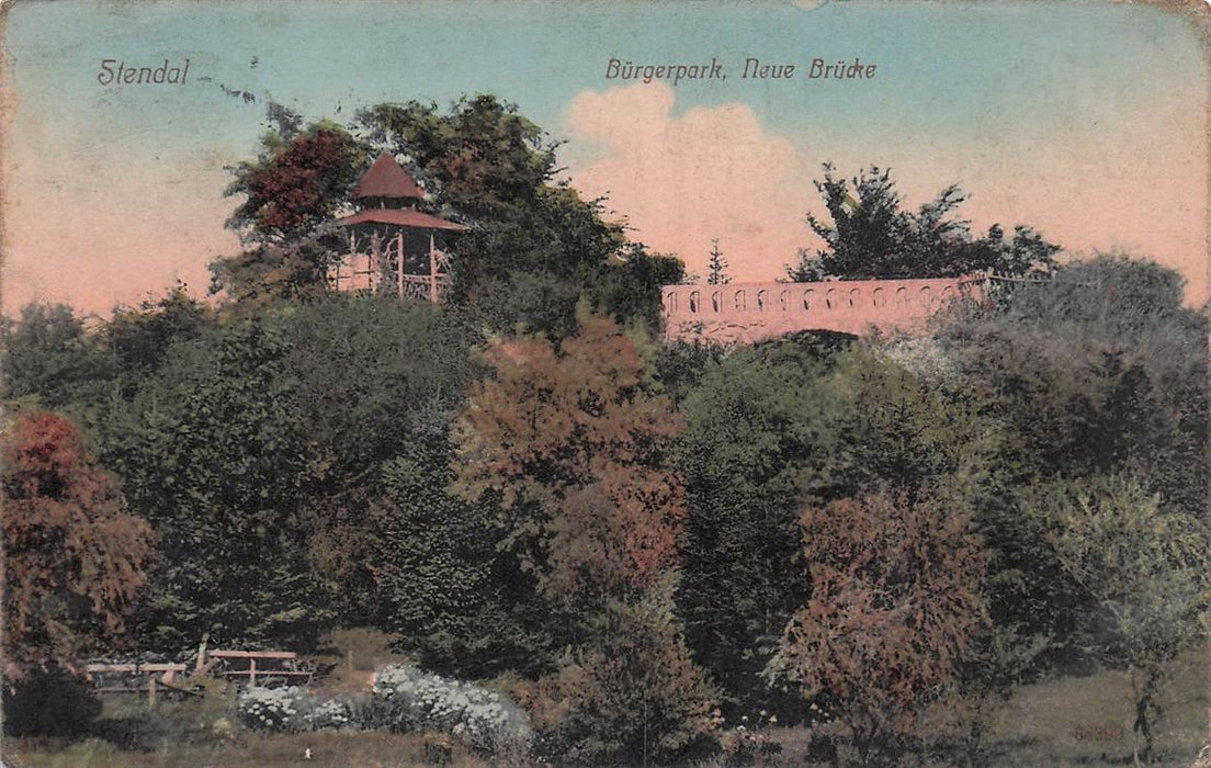 Stendal Bürgerpark Neue Brücke