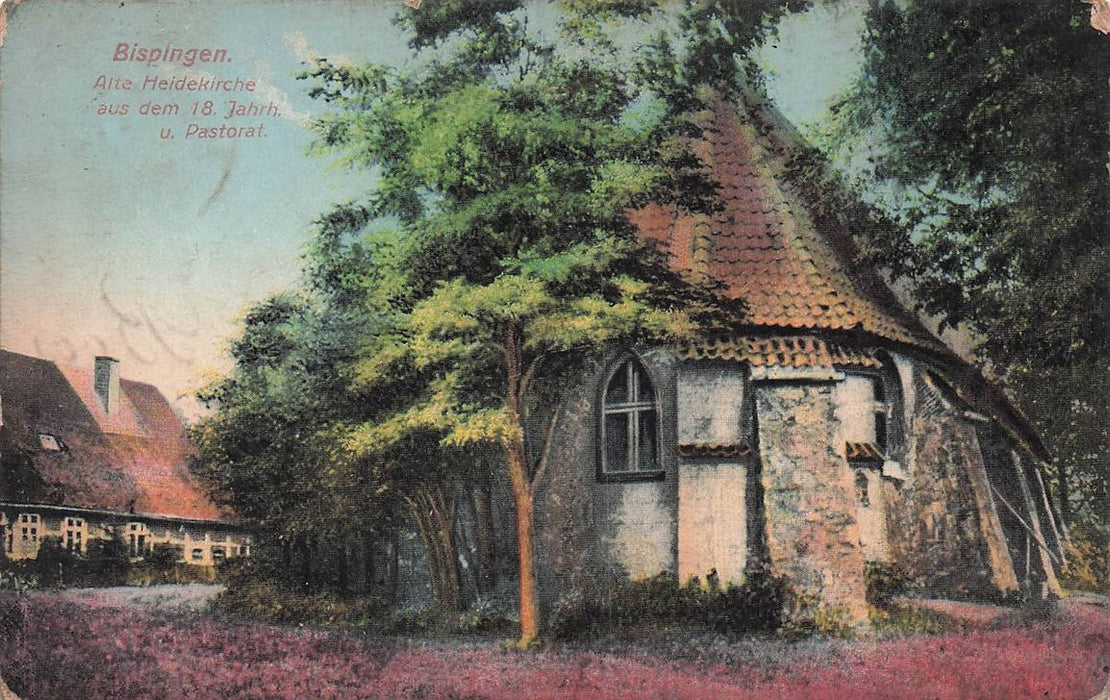 Bispingen Alte Heidekirche Aus Dem 18 Jahrh U Pastorat