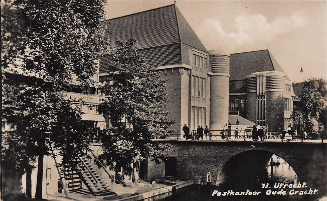 Utrecht Postkantoor Oude Gracht