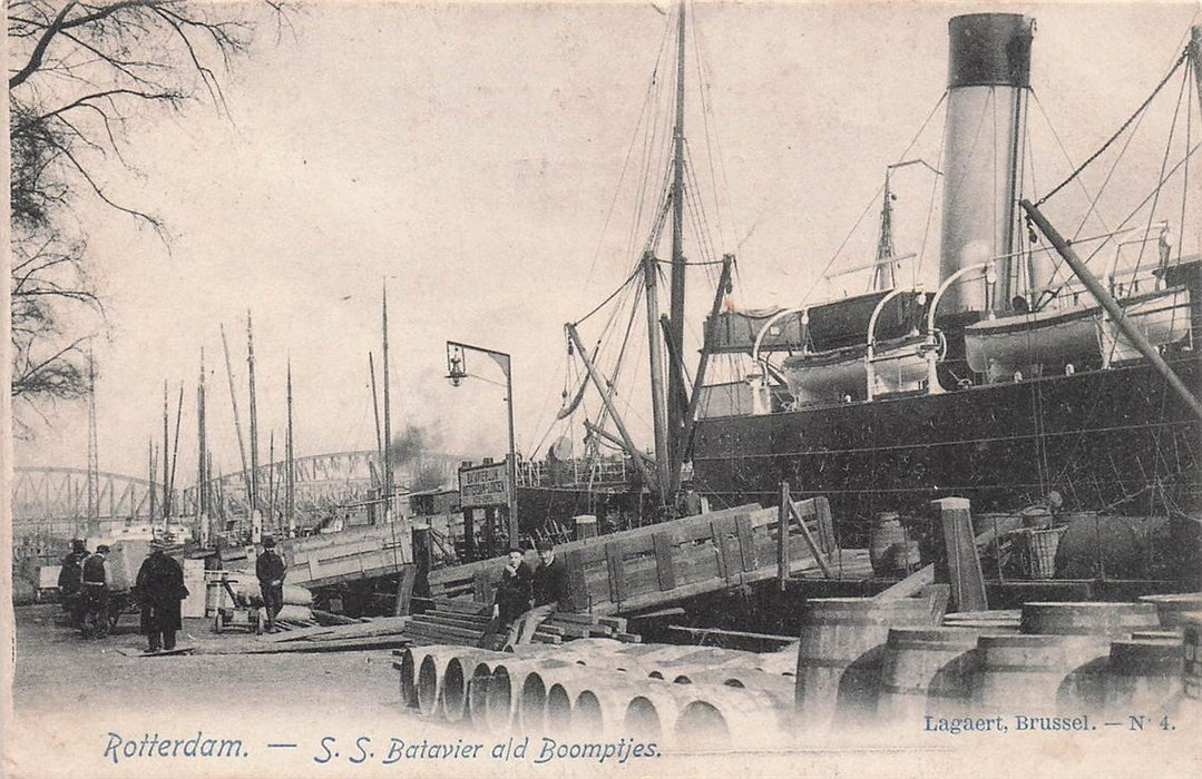 Rotterdam S S Batavier A D Boompjes
