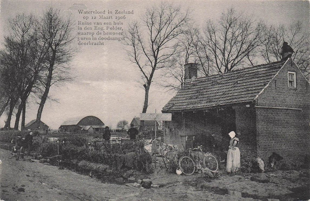 Watervloed In Zeeland Op 12 Maart 1906