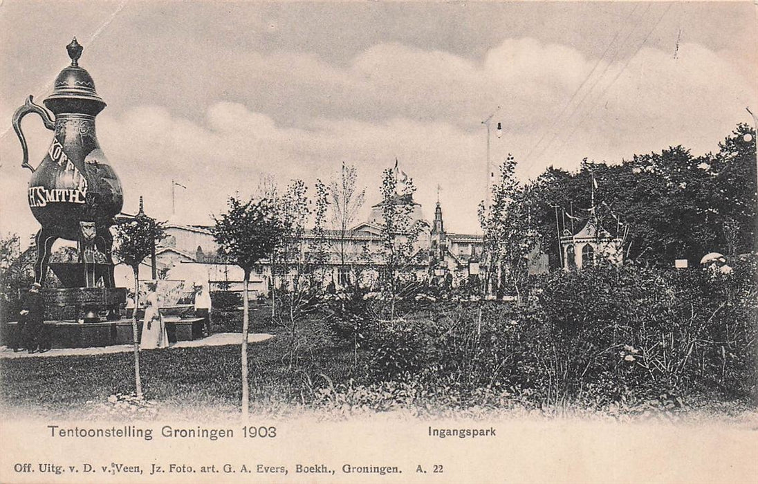 Ingangspark Tentoonstelling Groningen 1903