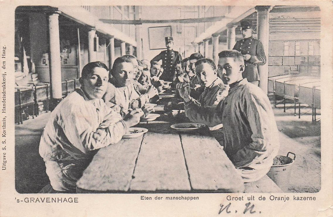 Den Haag Eten Der Manschappen Groet Uit De Oranje Kazerne