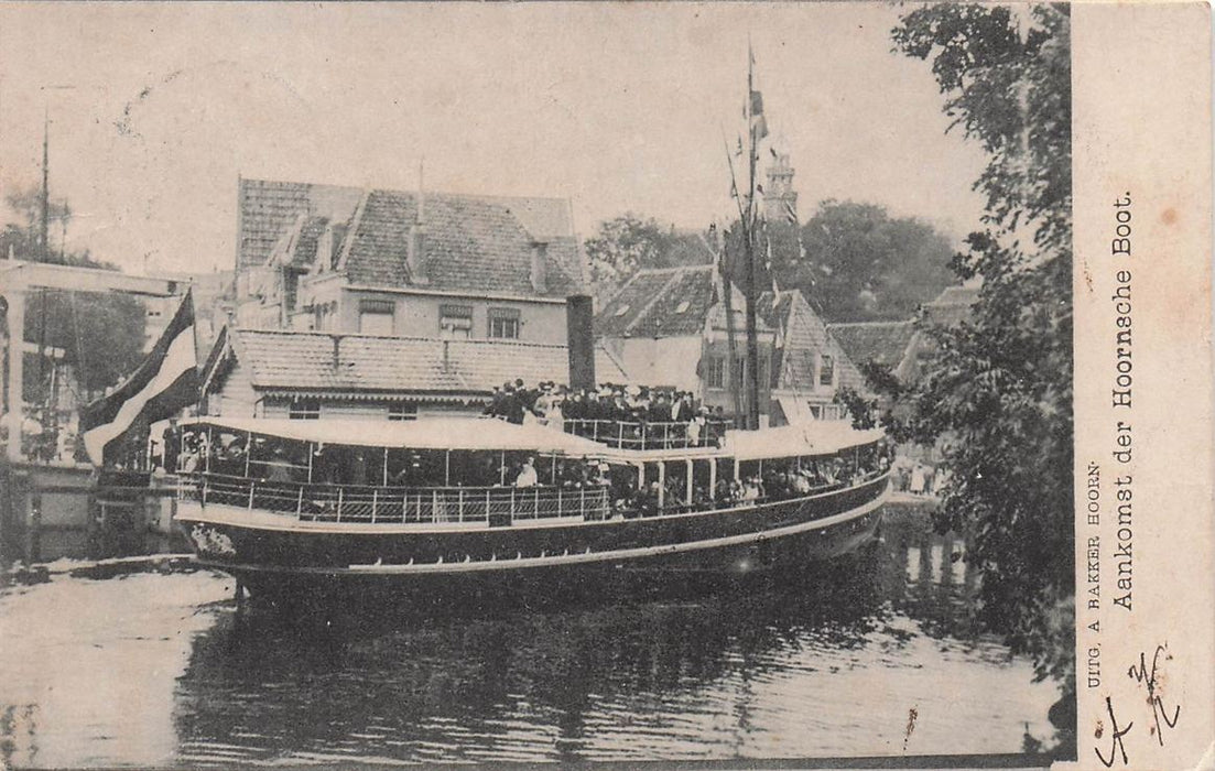 Aankomst Der Hoornsche Boot