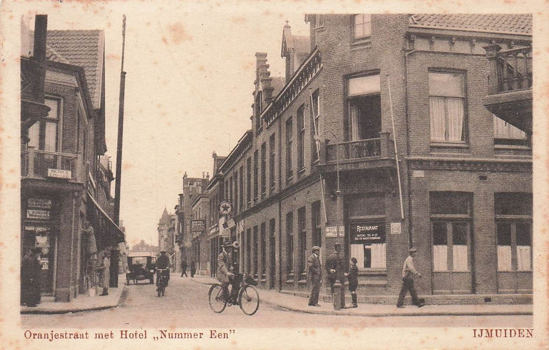 Ijmuiden Oranjestraat Met Hotelnummer Een