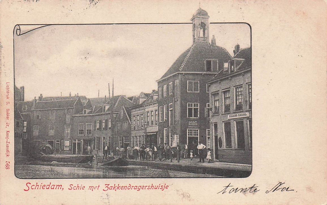 Schiedam Schie Met Zakkendragershuisje