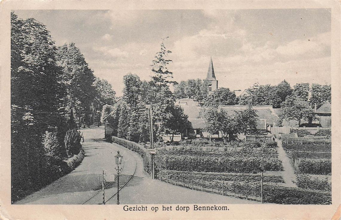 Gezicht Op Het Dorp Bennekom
