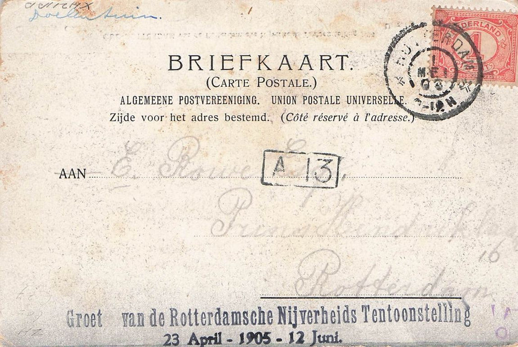 Oud-Rotterdam Van De Rotterdamsche Nijverheids-Tentoonstelling 1905