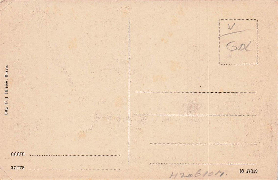 Buren Poort Of Hoofdingang Van Het Koninklijk Weeshuis