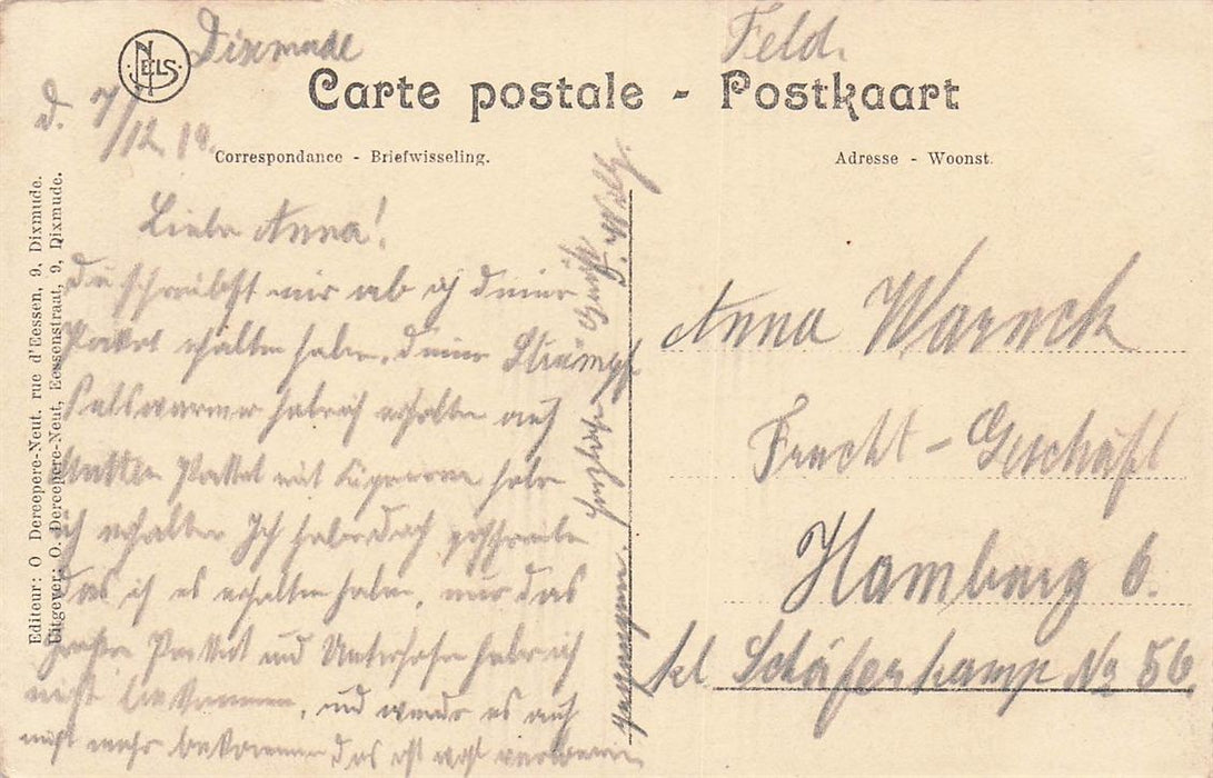 Dixmude Anciennes Maisons Oude Huizen