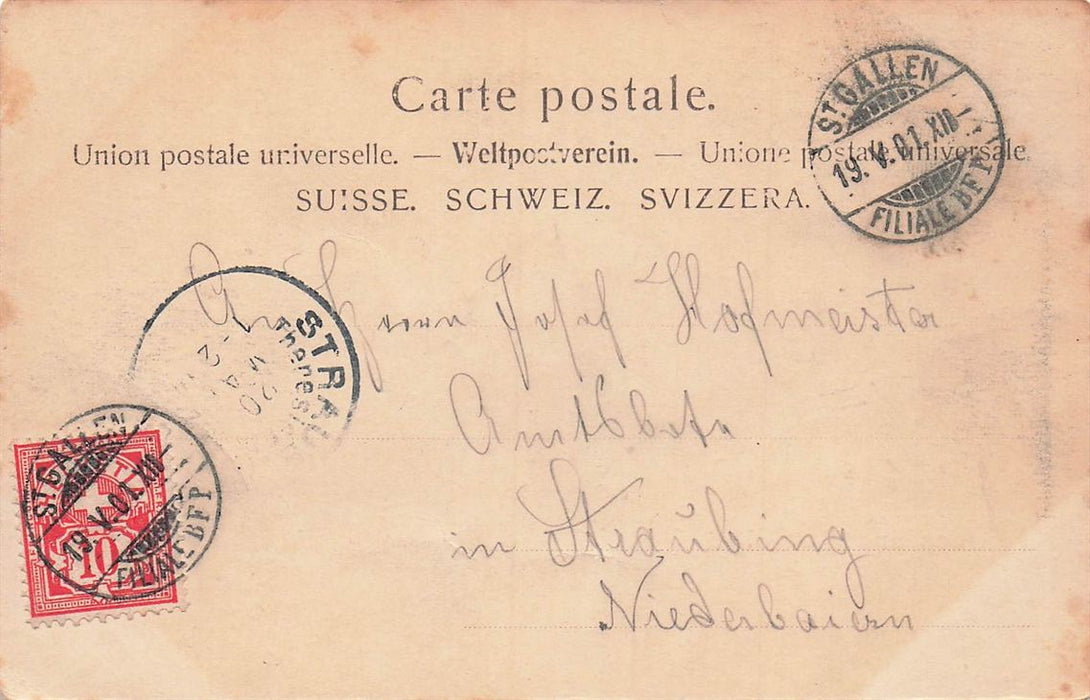 Gruss Aus St Gallen Panorama