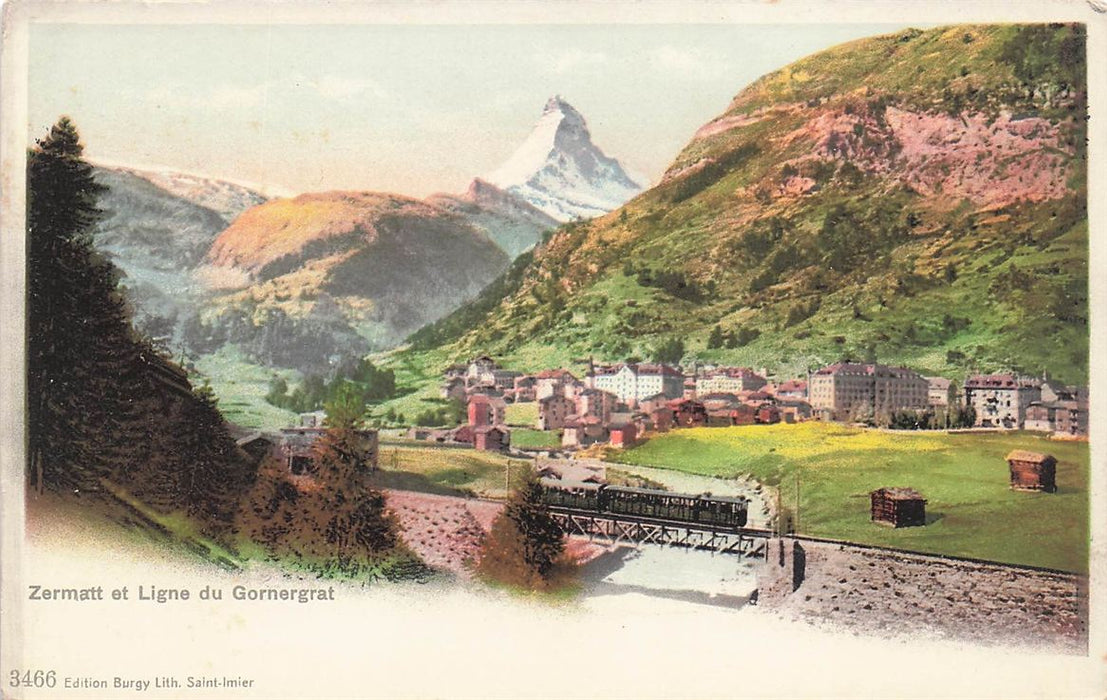 Zermatt Et Ligne Du Gornergrat