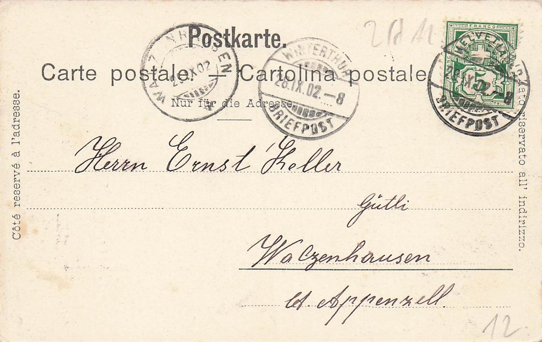 Winterthur Kasernenstrasse Und Technikum