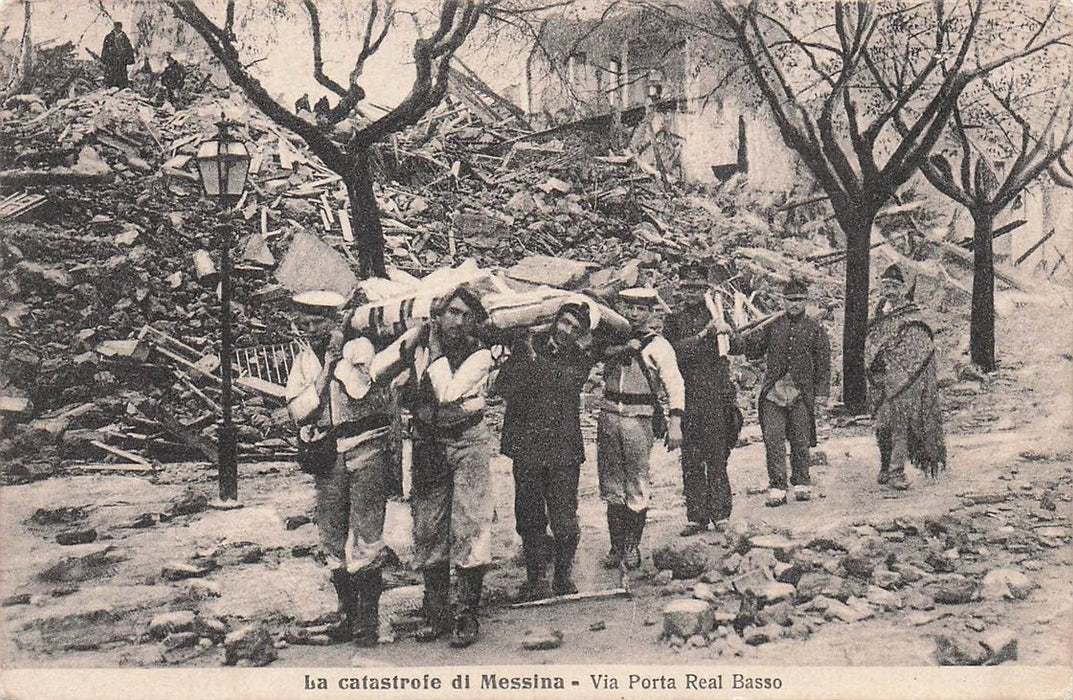 La Catastrofe Di Messina Via Porta Real Basso