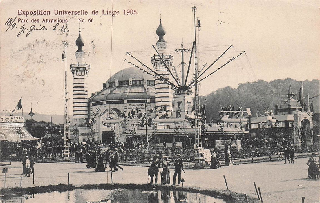 Exposition Universelle De Liege 1905 Parc Des Attractions