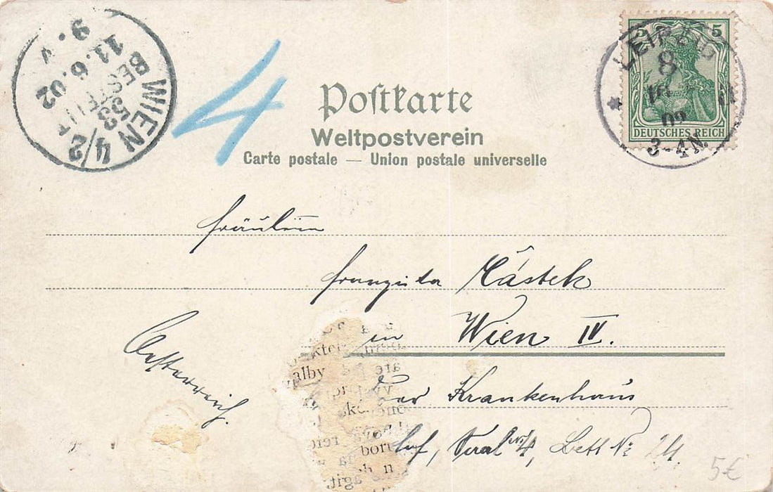 Leipzig Augustusplatz Mit Theater