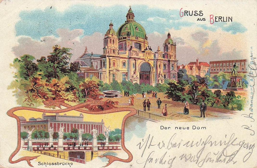 Berlin Schlossbrücke Der Neue Dom
