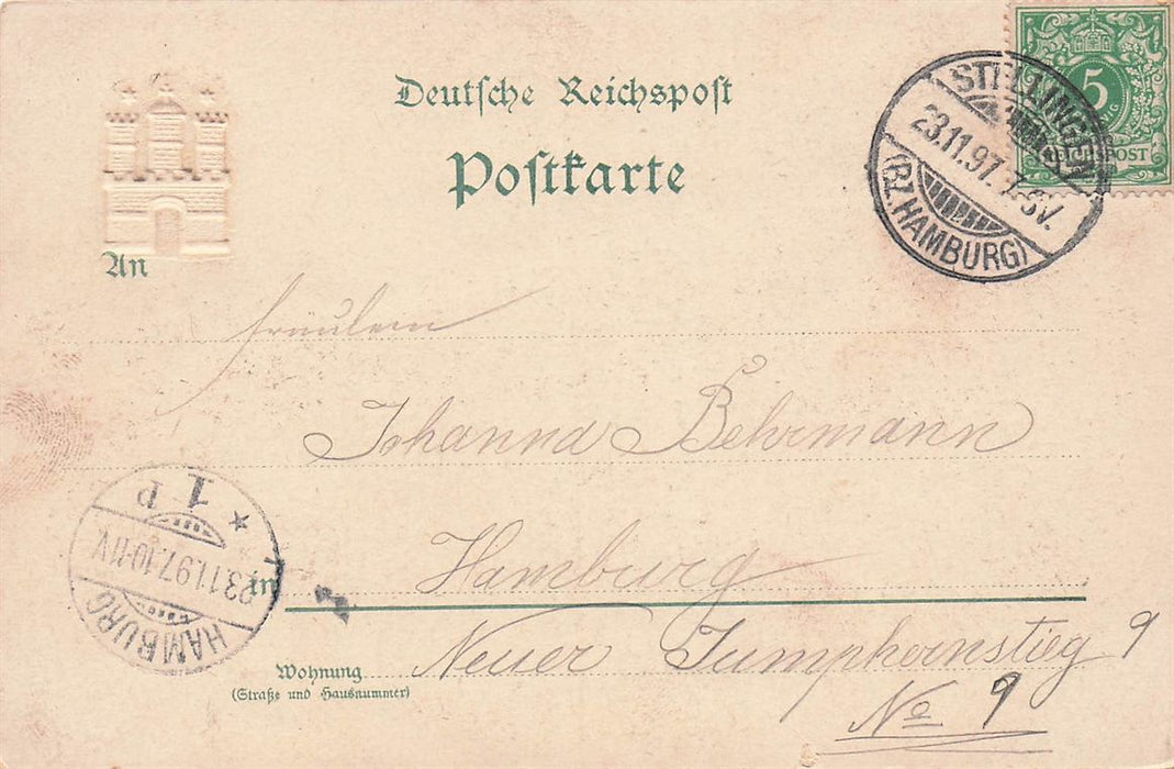 Panorama Von Hamburg Sonnenaufgang An Der Alster