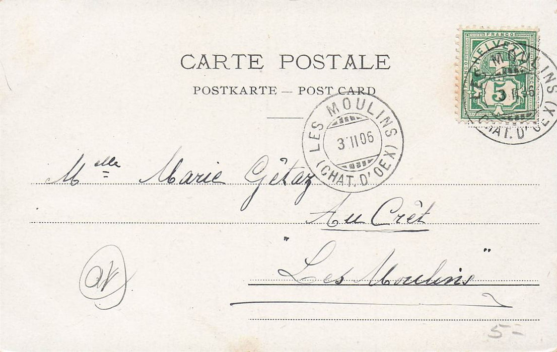 La Chaudanne Près Chateau D'Oex