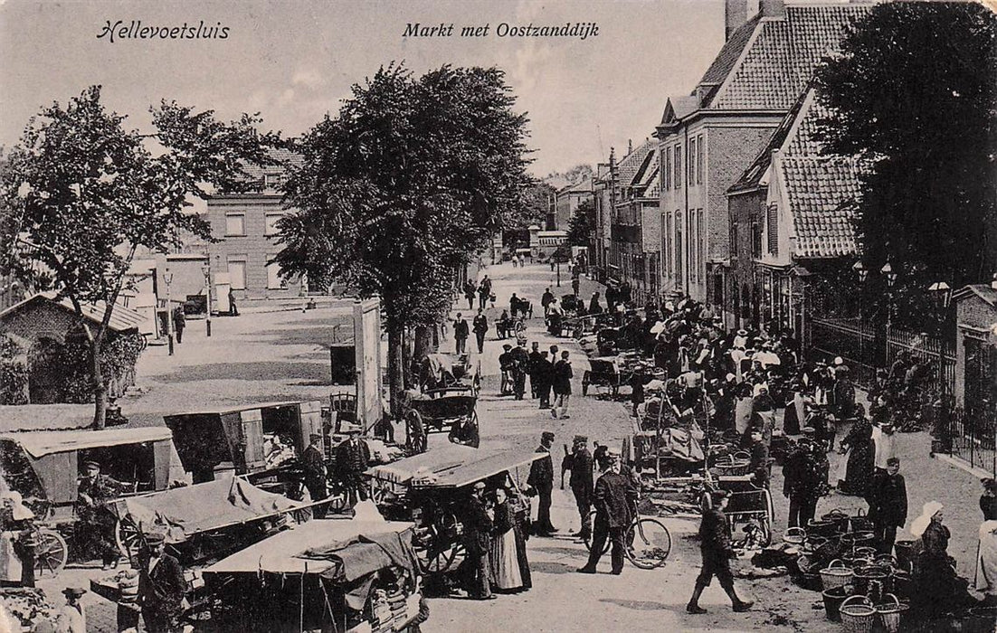 Hellevoetsluis Markt Met Oostzanddijk