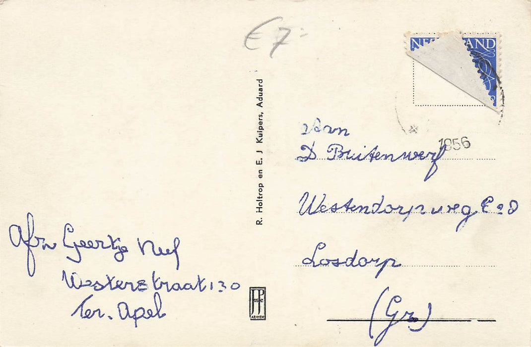 Aduard Burg Seinenstraat