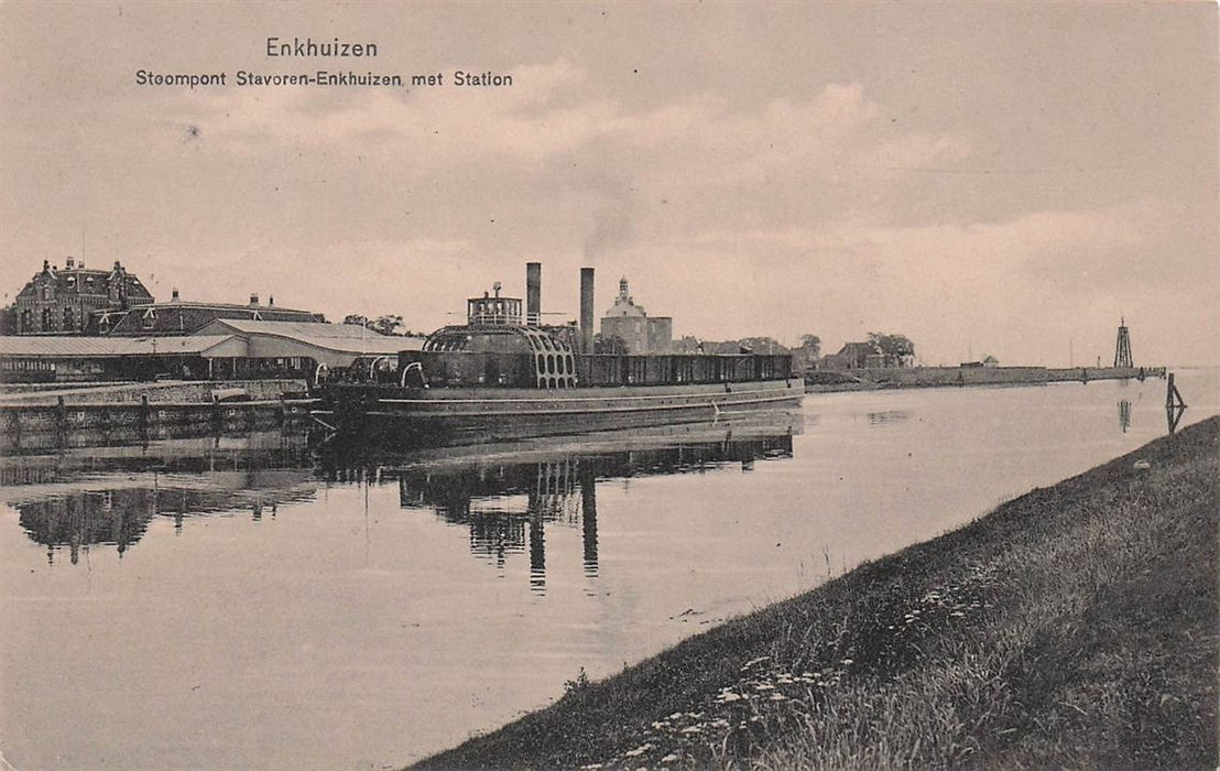 Enkhuizen Stoompont Stavoren-Enkhuizen Met Station