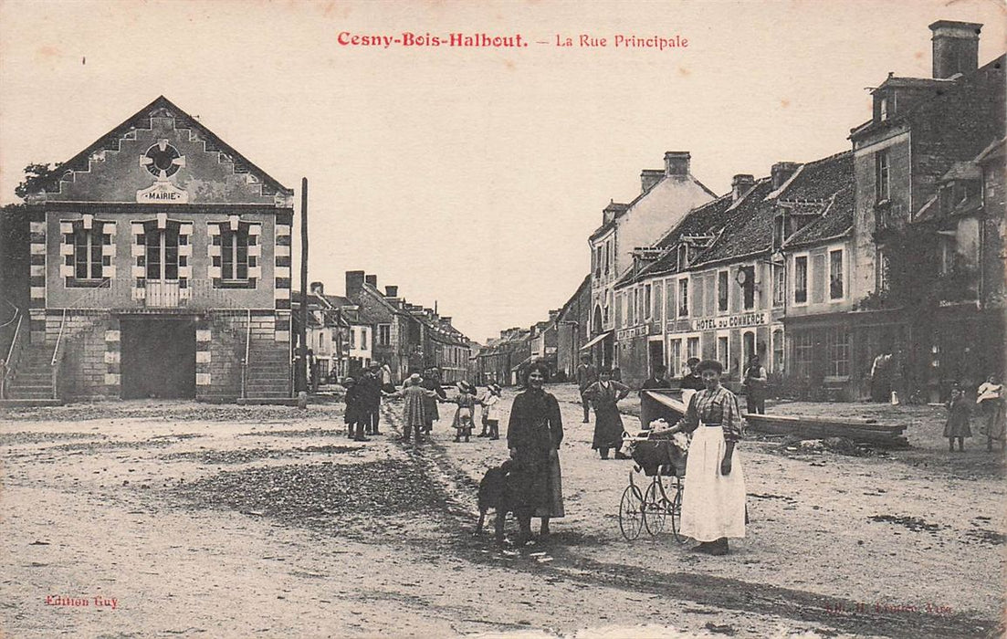 Cesny-Bois-Halbout La Rue Principale