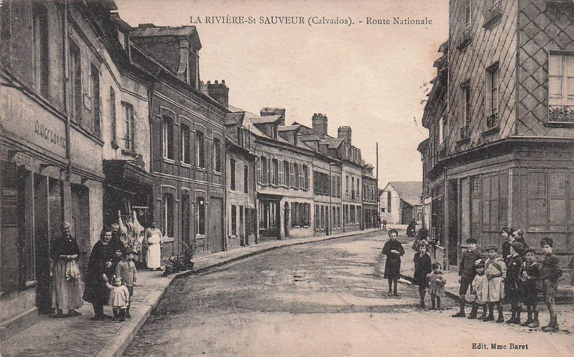 La Riviere-St Sauveur (Calvados) Route Nationale