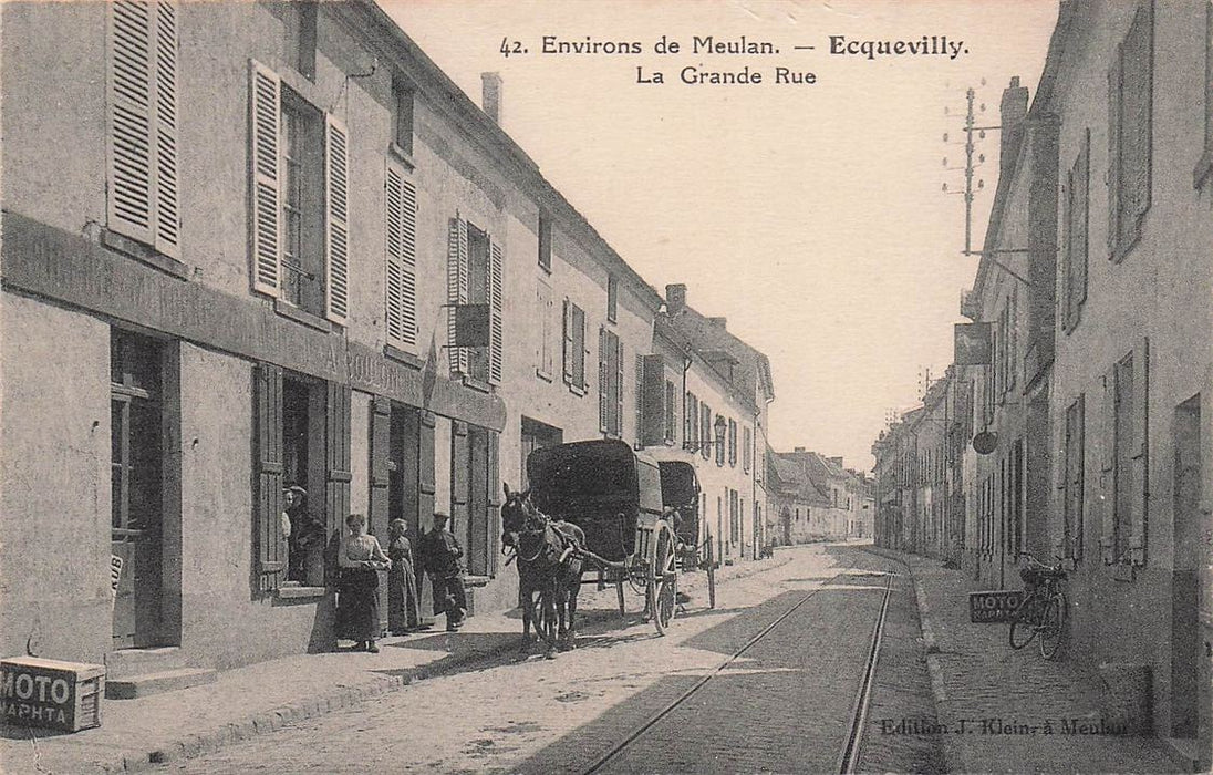 Environs De Meulan La Grande Rue Ecquevilly