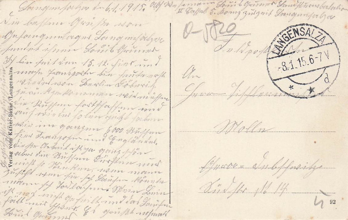 Langensalza Langestrasse Mit Hotel Zum Schwan