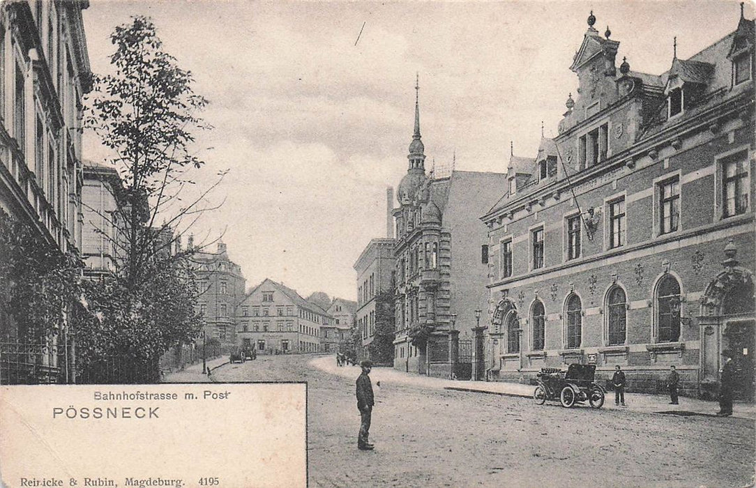 Bahnhofstrasse M Post Pössneck