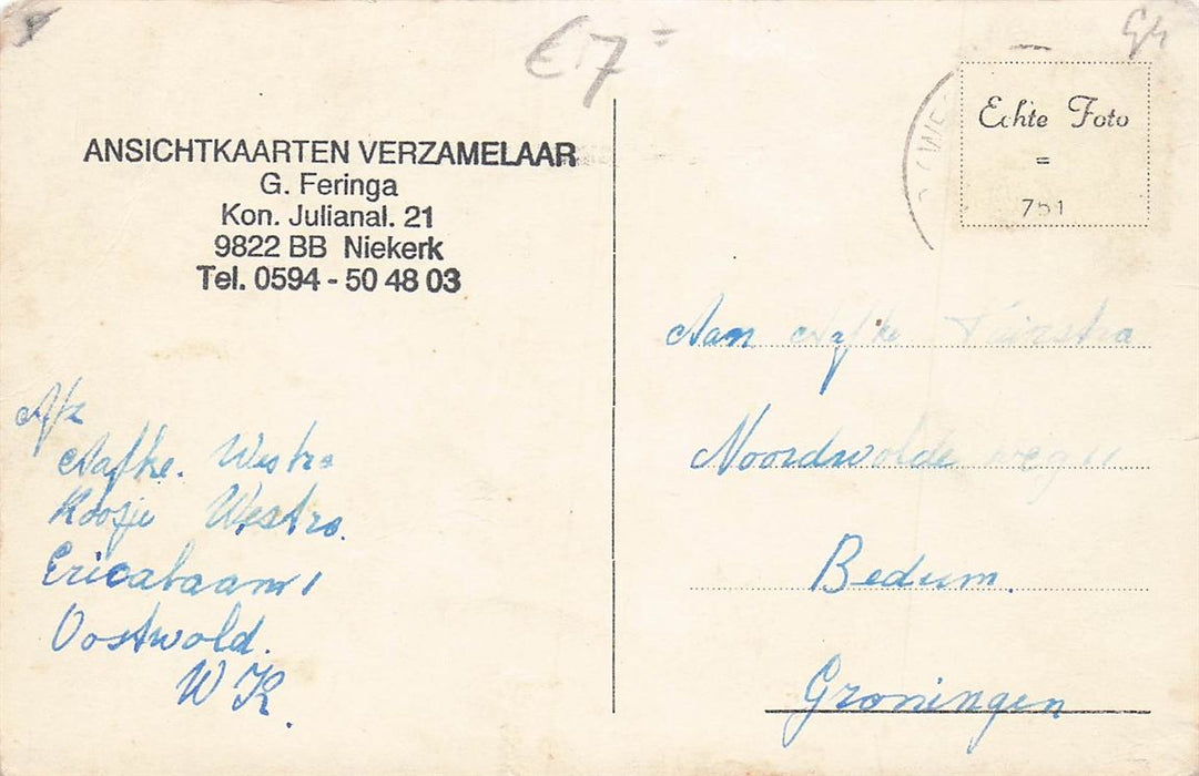 Hoofdweg Oostwold W K
