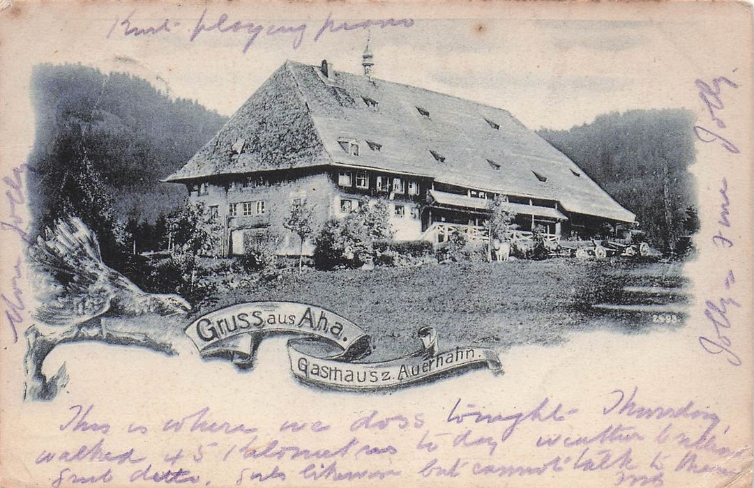Gruss Aus Aha Gasthaus Z Auerhahn