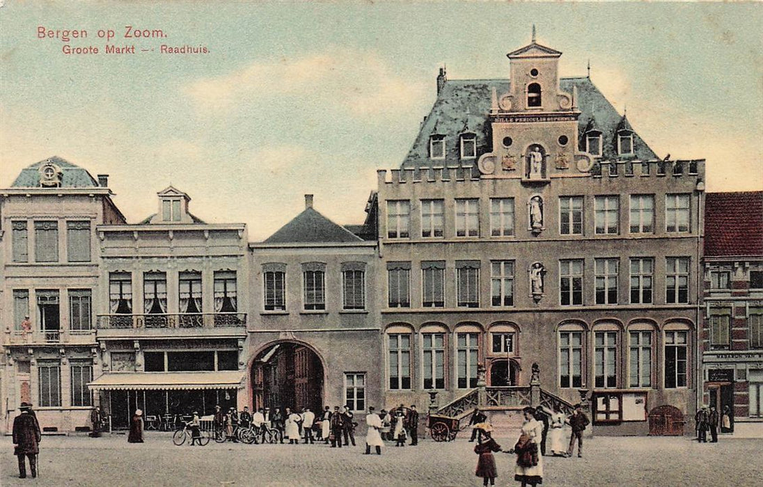 Bergen Op Zoom Groote Markt Raadhuis