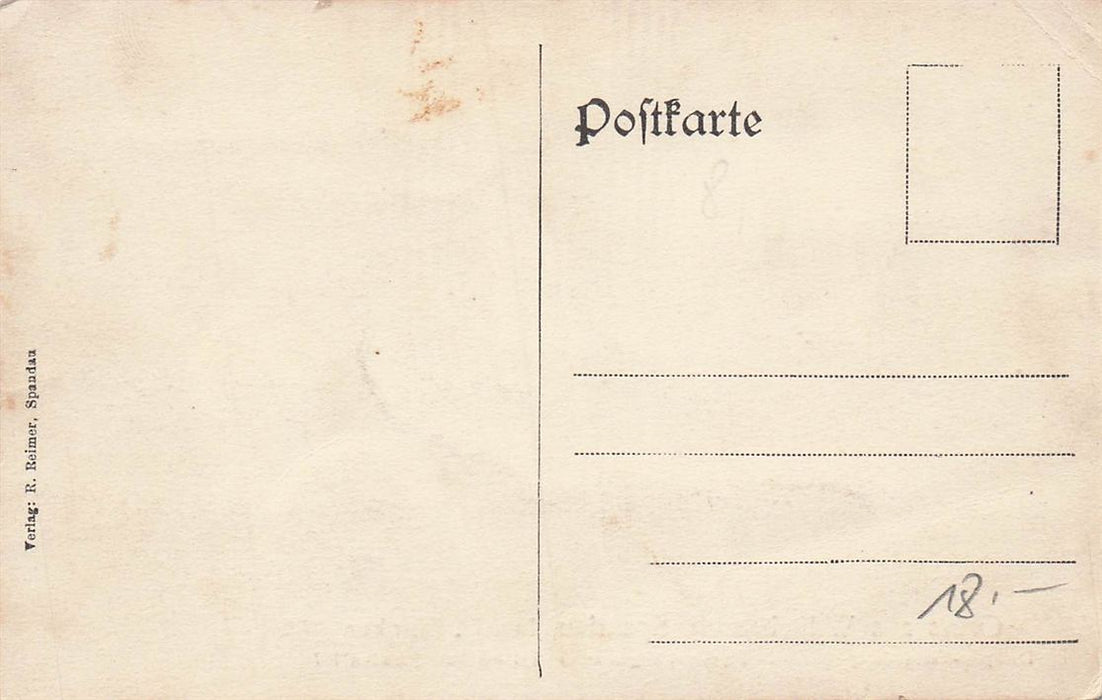 Gruss Aus Wilhelmsruh Spandau