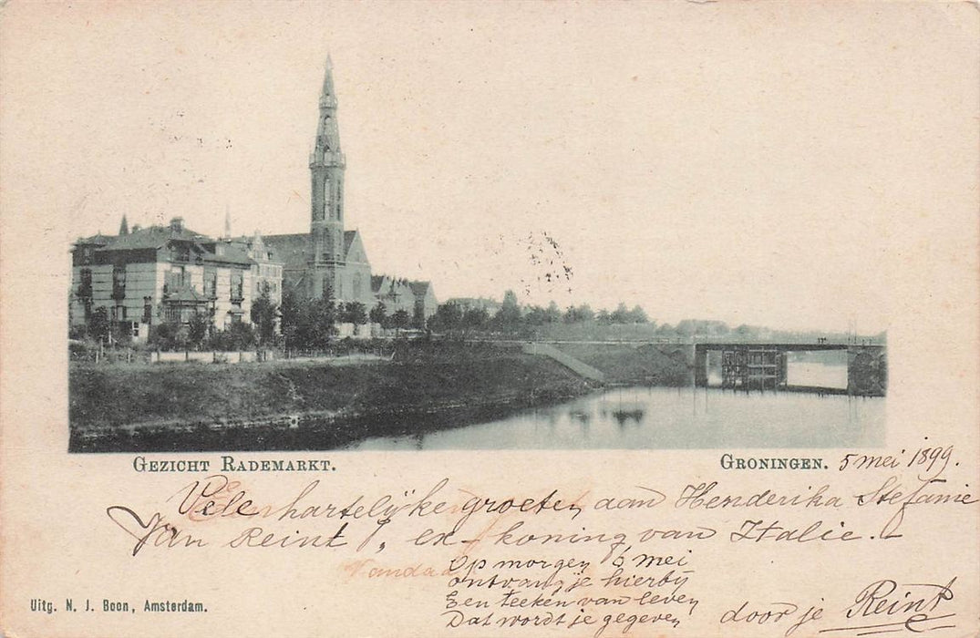 Gezicht Rademarkt Groningen