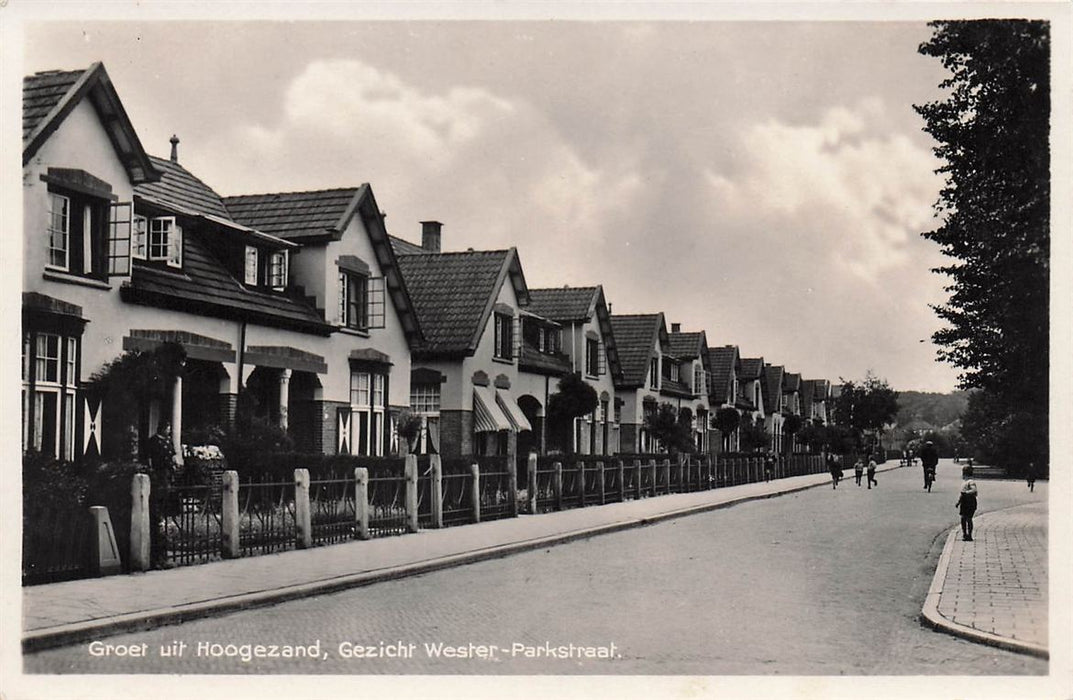 Groet Uit Hoogezand Gezicht Wester-Parkstraat