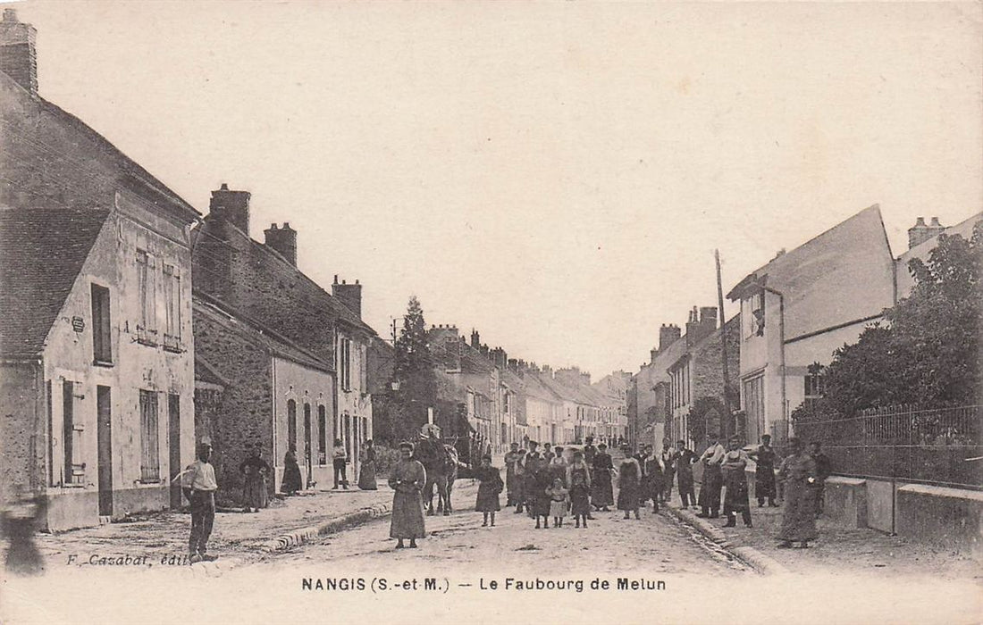 Nangis (S.-Et-M.) Le Faubourg De Melun