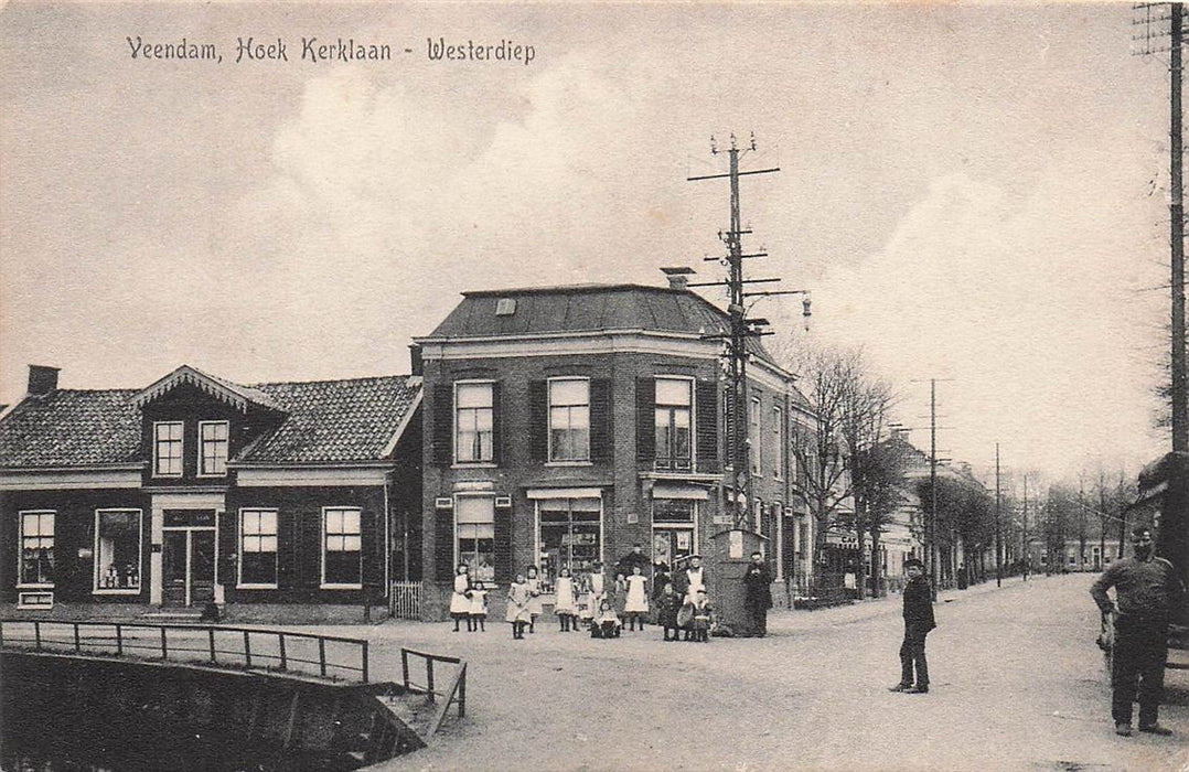 Veendam Hoek Kerklaan Westerdiep