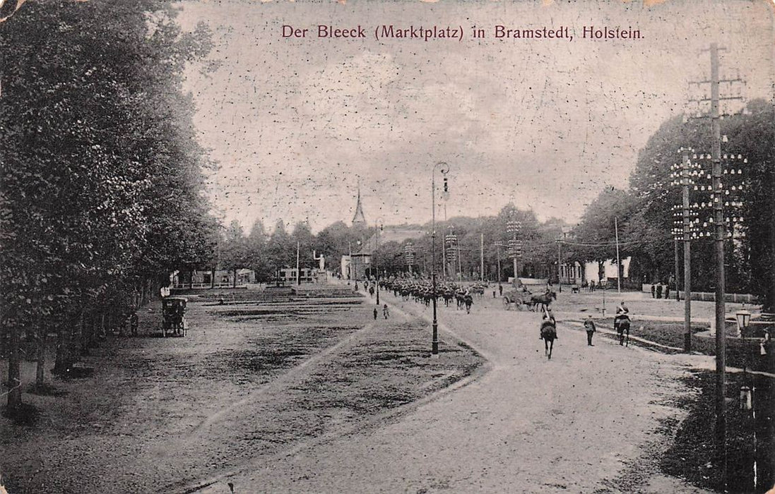 Der Bleeck (Marktplatz) In Bramstedt Holstein