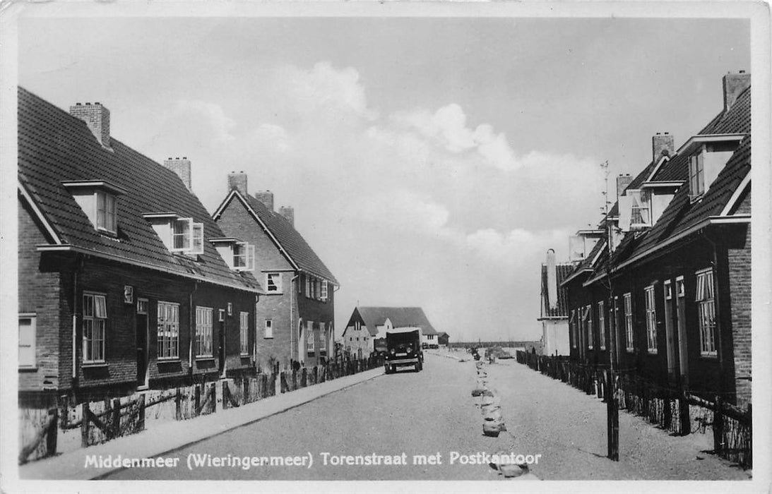 Middenmeer (Wieringermeer) Torenstraat Met Postkantoor
