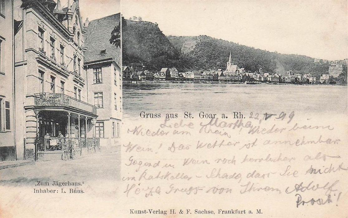 Gruss Aus St Goar A Rh