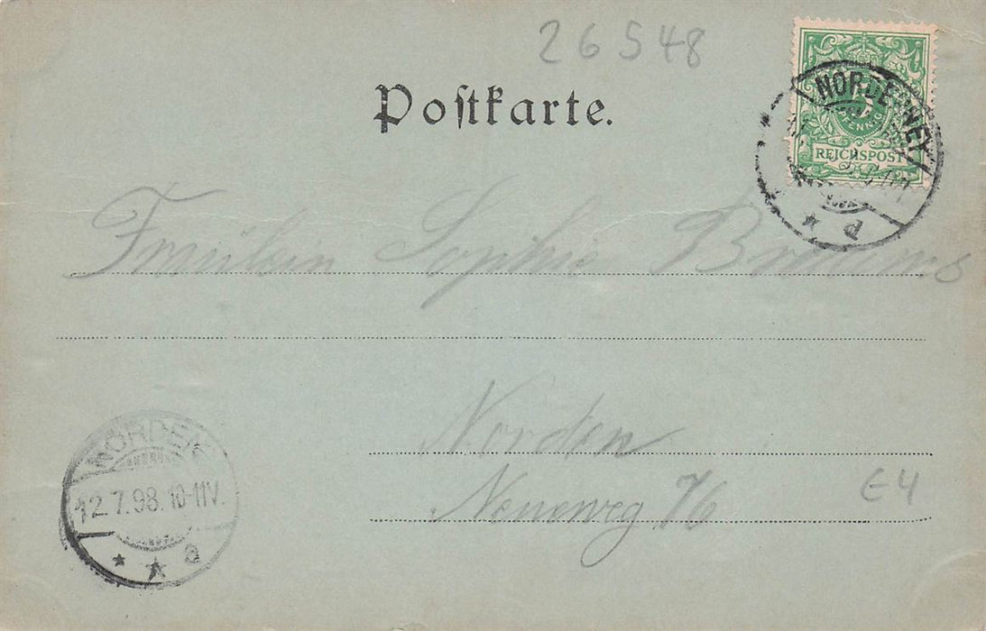 Dünen Mit Leuchtthurm Norderney