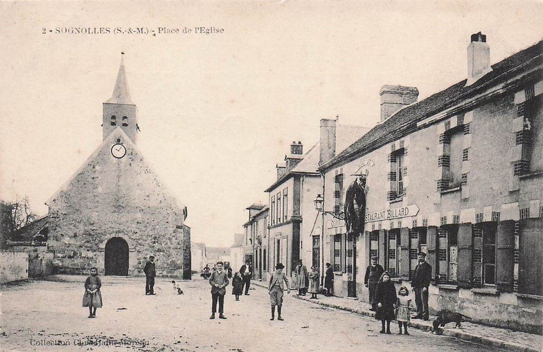 Sognolles (S.-&-M.) Place De L'Eglise