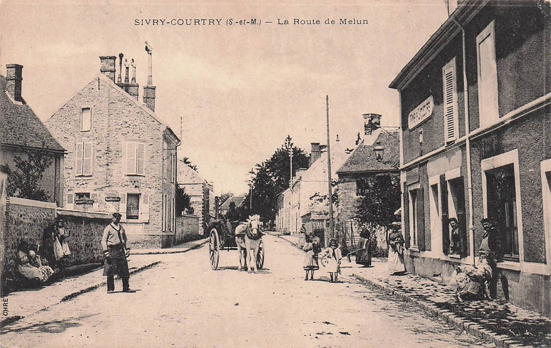 Sivry-Courtry (S.-Et-M.) La Route De Melun